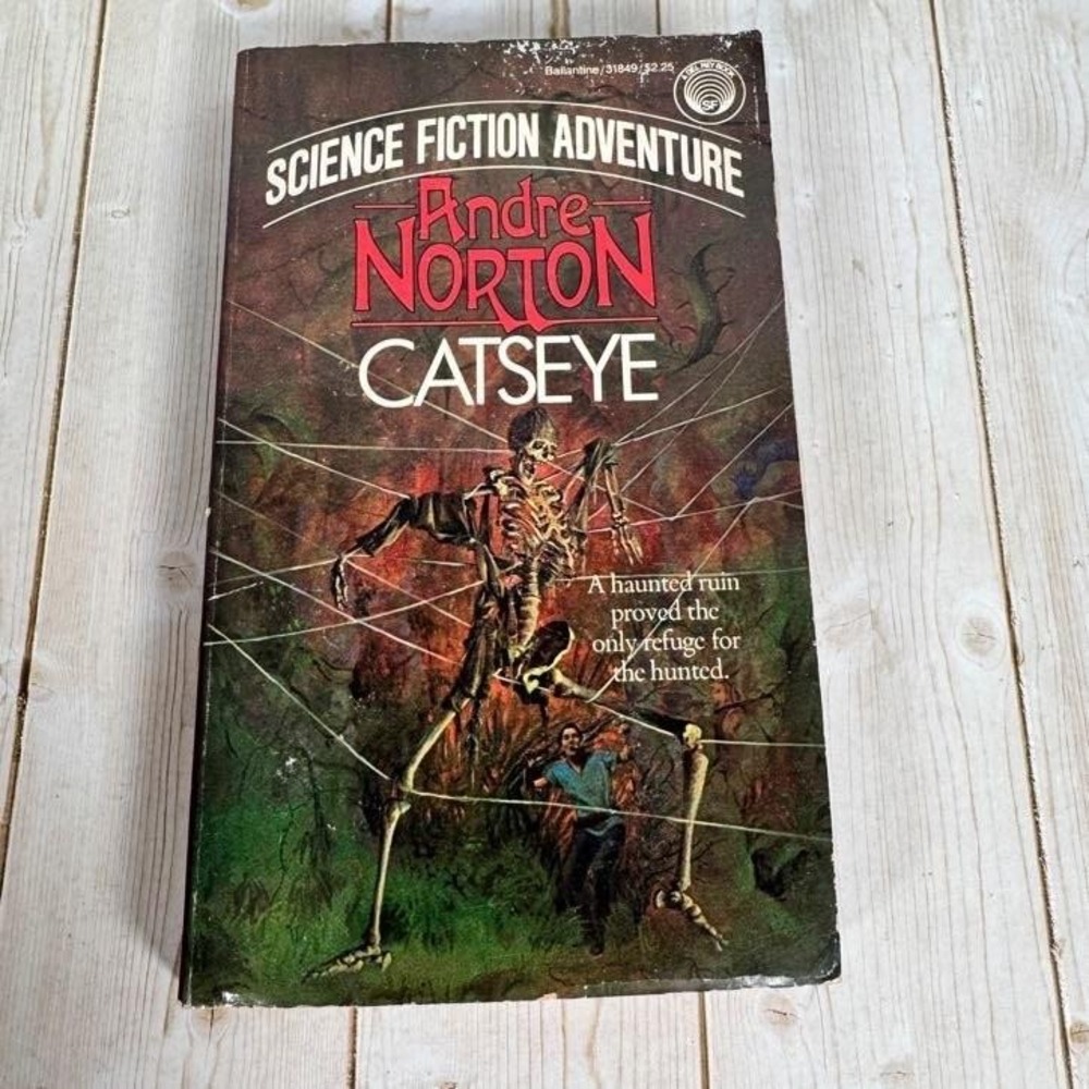 Catseye Andre Norton 1984 First Ballantine Edition Science Fiction Adventure